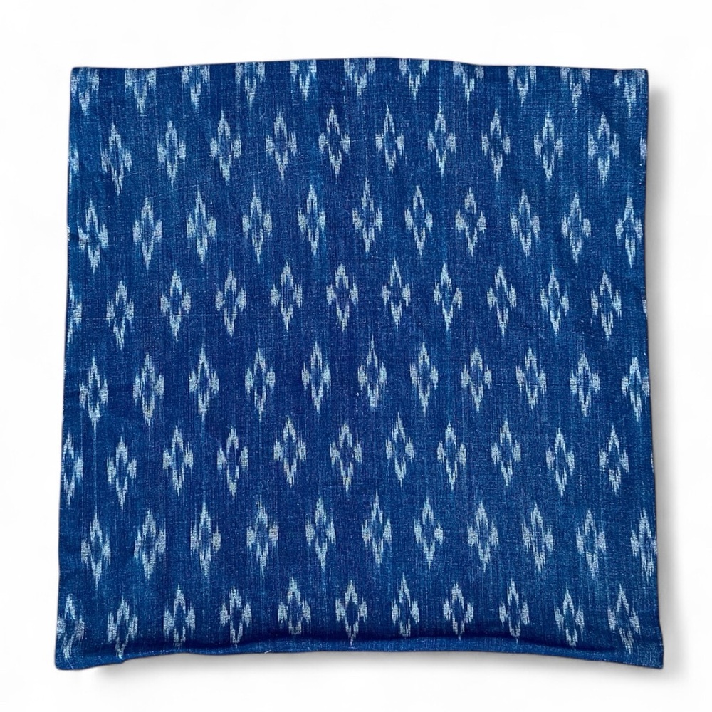 John Robshaw Indigo Ikat Pillow Cover